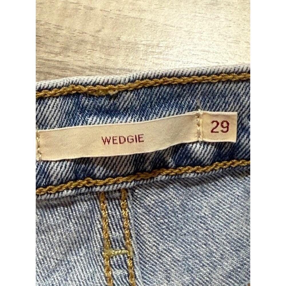 Levis Women's Wedgie Big "E" Button Fly Jeans - Size 29 - Picture 4 of 12